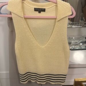 Central Park west sleeveless sweater top, NWOT, never worn, size medium